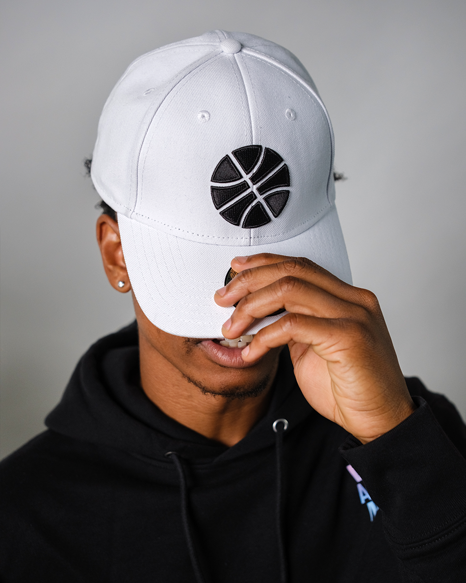 Basecap Uni Baskets 3D Weiss