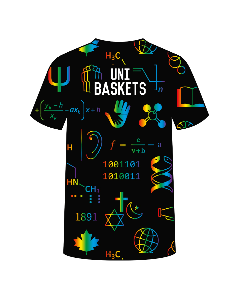 Uni Baskets Münster WarmUp Shirt / Unisex Schwarz