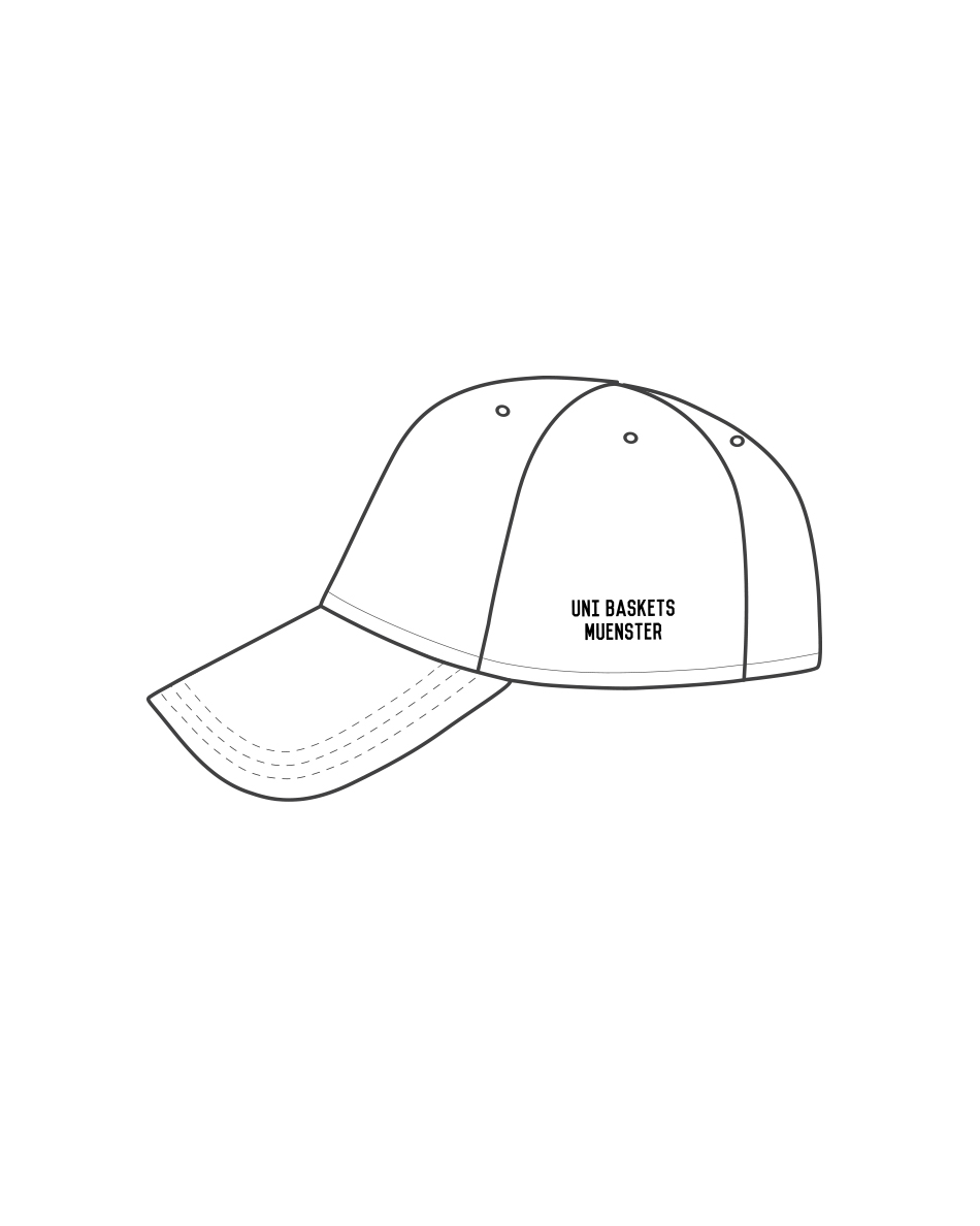 Basecap Uni Baskets 3D Weiss Basecap Uni Baskets 3D Weiss