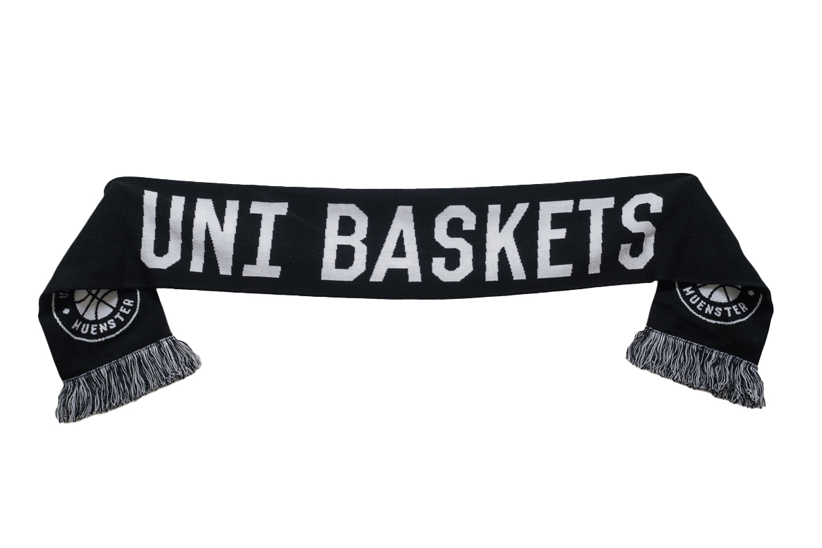 Uni Baskets Schal Schwarz